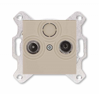 Розетка TV-R оконечная кофе макиато ABB Levit ABB Levit 2CHH083503A6018