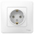 Розетка с заземлением без шторок скрытой установки 16A 250В Systeme Electric Blanca Белый Systeme Electric Blanca BLNRS001011
