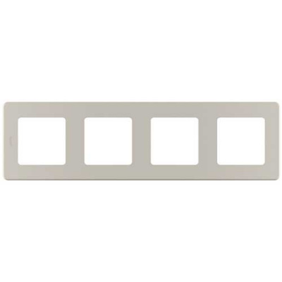 Рамка декоративная универсальная, 4 поста, Legrand Inspiria Шампань Legrand Inspiria 673968