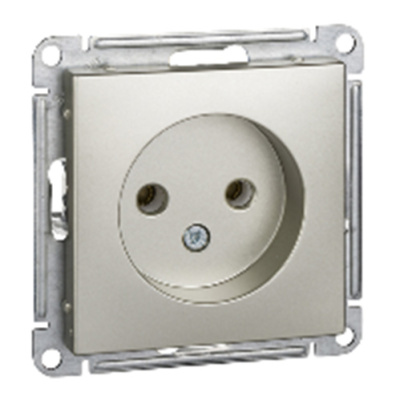 W59 Розетка без заземления без шторок, 16А, механизм, шампань Schneider Electric Systeme Electric  RS16-153-4-86