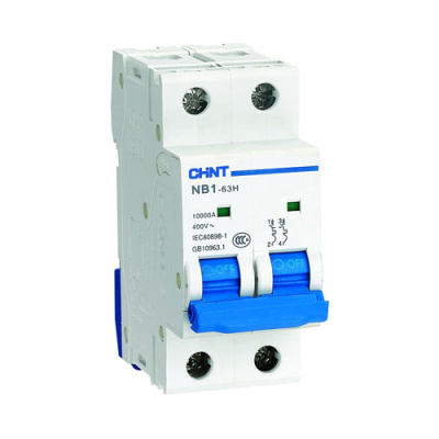 Автоматический выключатель NB1-63H 2P 4A 10кА (C) CHINT CHINT  179832CHINT