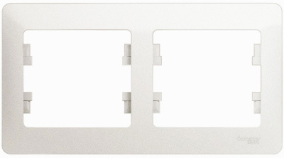 Рамка 2-постовая горизонтальная Systeme Electric Glossa Перламутр Systeme Electric Glossa GSL000602