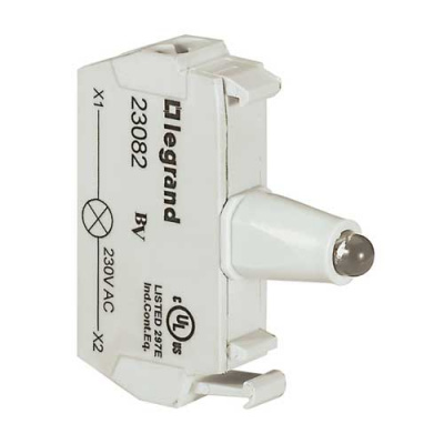 Блок подсветки для индикаторных кнопок и диффузоров - Osmoz - для комплектации - с пруж. клеммами - 230 В~ - зеленый Legrand Legrand  023082