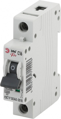 Автоматический выключатель 1P  C 10kA ЭРА ВА47-100 ЭРА ВА47-100 NO-901-43