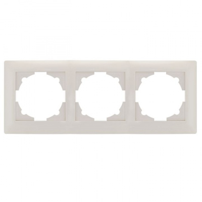 Рамка 3-постовая EKF PROxima Милан Белый EKF Милан EMM-R-3-10