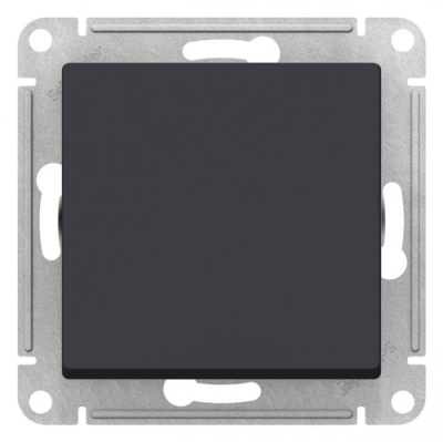 Переключатель 1-клавишный  IP44 сх.6, 10АХ, механизм Schneider Electric AtlasDesign AQUA Карбон Systeme Electric AtlasDesign ATN441061