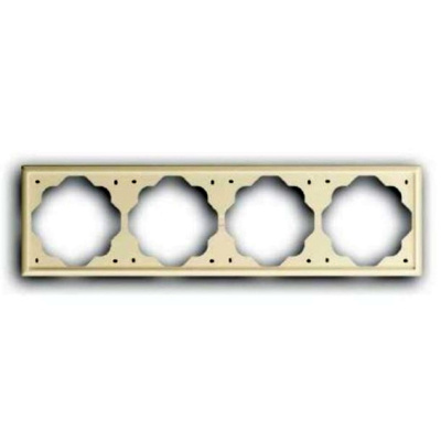 Рамка 4-постовая ABB BJE Impuls Слоновая кость ABB Impuls 2CKA001754A4315