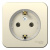 Розетка с заземлением без шторок накладного монтажа с изолирующей пластиной 16A 250В Systeme Electric Blanca Молочный Systeme Electric Blanca BLNRA110112