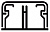 Кабель-канал пластик с перегородкой 75х20мм Legrand Белый
