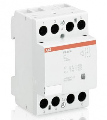 Контактор модульный 40A AC1 катушка 220В АС/DC ABB ESB-40-22 ABB ESB GHE3491302R0006