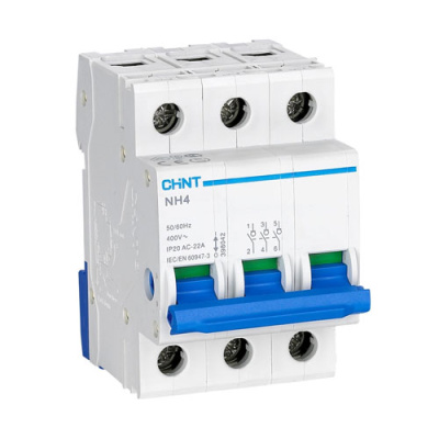 Выключатель нагрузки NH4 3P 100A CHINT CHINT NH4 398042CHINT