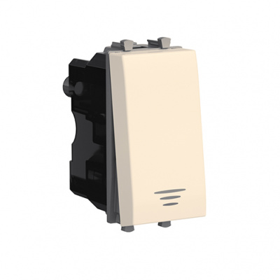 Кнопка модульная, "Avanti", "Ванильная дымка", 1 модуль DKC DKC Avanti 4405151DKC