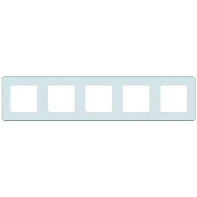 Рамка декоративная универсальная, 5 постов, Legrand Inspiria Мятный Legrand Inspiria 673975