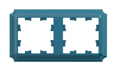 SE AtlasDesign ANTIQUE Рамка 2-постовая Изумруд Systeme Electric AtlasDesign ATN100802