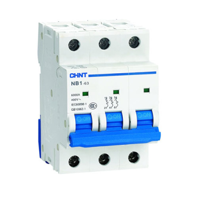 Автоматический выключатель NB1-63 3P 32A 6кА (C) CHINT CHINT NB1-63 179705CHINT
