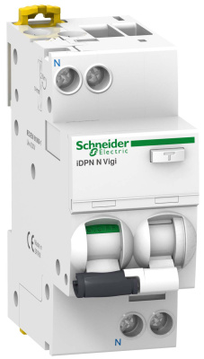 Дифференциальный автомат 6kA 20A C 30mA AC Schneider Electric DPN N Vigi Schneider Electric  A9D31620