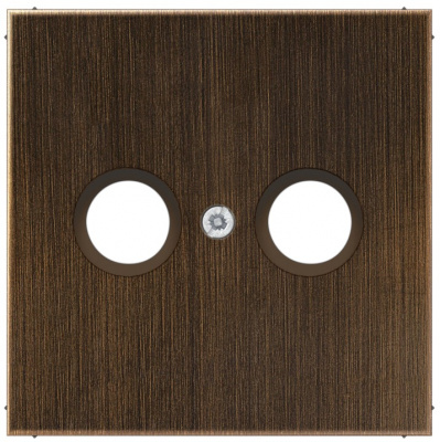 Накладка TV-FM розетки Jung Латунь Antik Jung LS серия ME2990TVAT