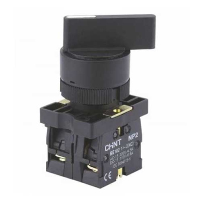 Переключатель NP2-EJ25, 2 положения с фиксацией, 1НЗ +1НО IP40 CHINT CHINT  574824CHINT