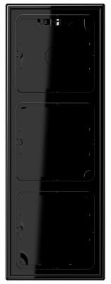 Коробка для накладного монтажа с рамкой LS Jung Черный Jung LS серия LS583ASW