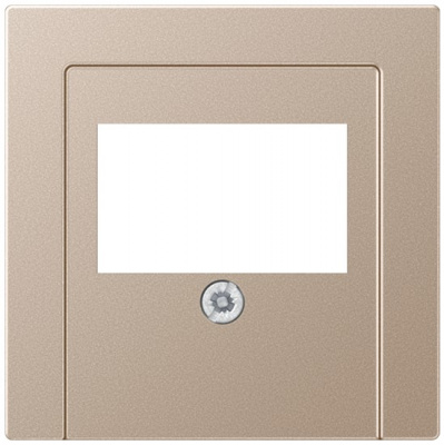 Накладка аудио стерео розетки/ USB зарядного устройства Jung Шампань Jung A серия A569PLTCH