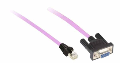 Canopen CABLE, 3M, SUB-D 9 FEMALE/RJ45 Schneider Electric Schneider Electric  TCSCCN4F3M3T