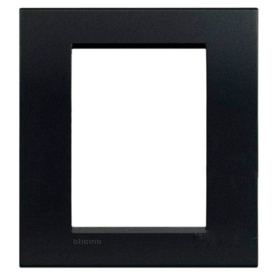 LivingLight Рамка 1+1м верт антрацит Bticino Bticino  LND4812AR