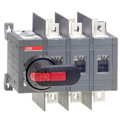 Реверсивный рубильник OT250E03WCP до 250А 3-полюсный с увеличенными межфазными расстояниями (в сборе с ручкой и переходником) ABB ABB  1SCA022772R8300