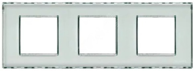 Рамка прямоугольная 2+2+2 мод Bticino Living Light Kristall Bticino Living Light LND4802M3KR