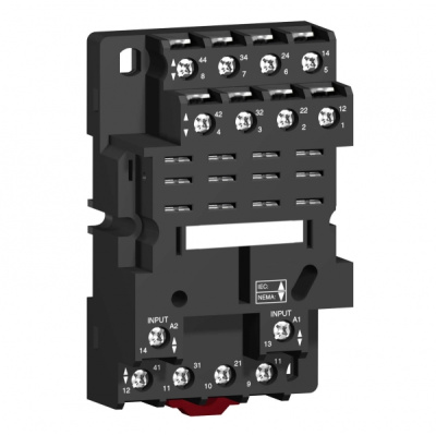 Колодка с комбинированными контактами 4 перекидных Schneider Electric Schneider Electric  RPZF4