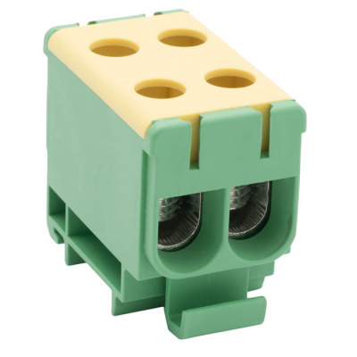 Клемма силовая вводная двойная желто-зеленая EKF PROxima КСВ 16-50 EKF PROxima КСВ plc-kvs2-16-50-y-green