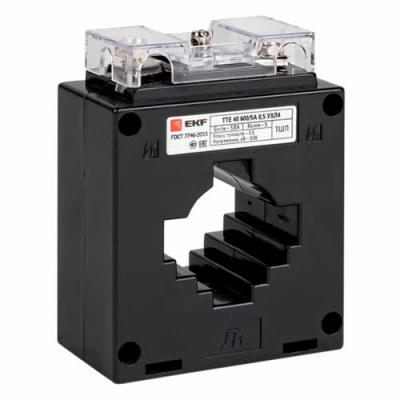 Трансформатор тока ТТЕ-40-400/5А класс точности 0,5S EKF PROxima EKF  tte-40-400-0.5S
