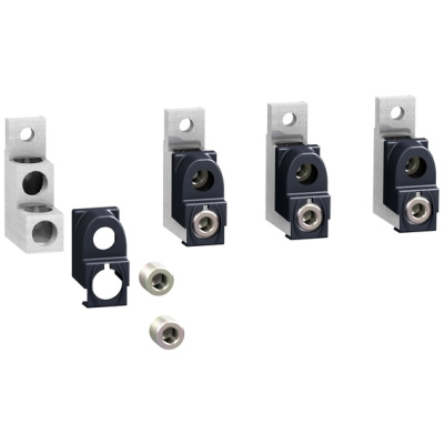 Клеммы алюминиевые двухкабелные 50-120мм2 250A комплект 4шт Schneider Electric Compact/VigiCompact NSX100-250 Schneider Electric Compact NSX LV429219