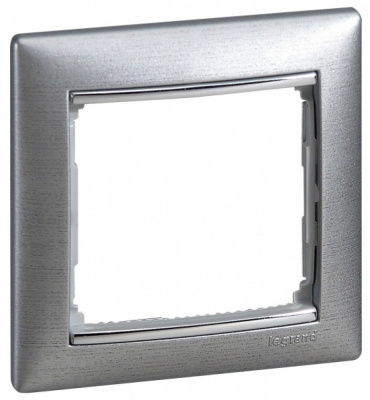 Рамка 1-постовая Legrand Valena Алюминий матовый Legrand Valena 770331