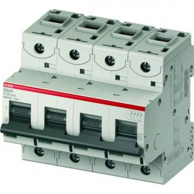 Автоматический выключатель 4P 125A (C) 25kA ABB S804C ABB S800C 2CCS884001R0844