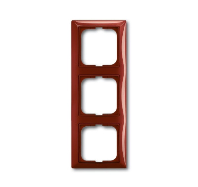 Рамка 3-постовая ABB BJB Basic55 foyer-red ABB Basic 55 2CKA001725A1518