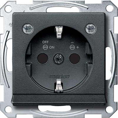 Механизм розетки SCHUKO с модульной светодиодной подсветкой АНТР Schneider Electric Schneider Electric  MTN2304-0414