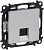 Розетка информационная 1-ая RJ 45 кат.5e UTP Legrand Valena Life Алюминий