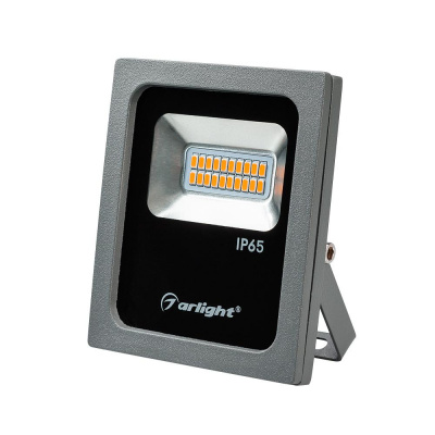 Прожектор светодиодный AR-FLAT-10Вт-220В Arlight Серый Arlight  024201Arlight