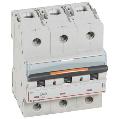 Автоматический выключатель 3P 40A D 25kA Legrand DX3 Legrand DX3 409837