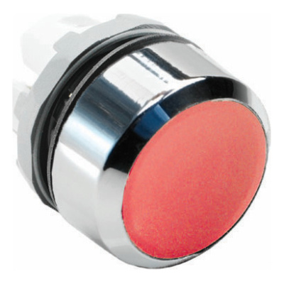Кнопка MP2-20R красная только корпус без подсветки с фиксацией ABB ABB  1SFA611101R2001