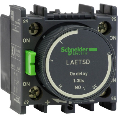 Дополнительный контакт блок. с выдержкой на включение 0,1-30C Schneider Electric Schneider Electric  LAETSD