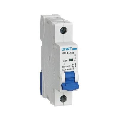 Автоматический выключатель NB1-63H 1P 25A 10кА (C) CHINT CHINT  179787CHINT
