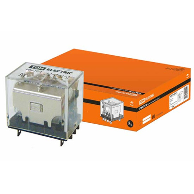 Реле промежуточное 10A 24V DC 0,75-2,5мм2 14 контактов IP40 TDM РЭК77/4 TDM ELECTRIC РЭК77 SQ0701-0011