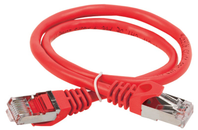 Коммутационный шнур (патч-корд), кат.5Е FTP, 1м, красный ITK ITK  PC04-C5EF-1M