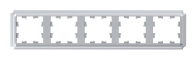 SE AtlasDesign ANTIQUE Рамка 5-постовая Алюминий Systeme Electric AtlasDesign ATN100305
