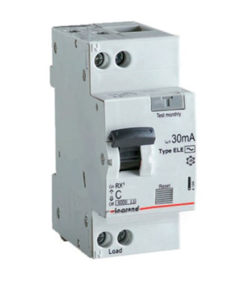 Дифференциальный автомат 1P+N 10A (C) 6kA тип AC 30mA Legrand RX3 Legrand RX3 419397