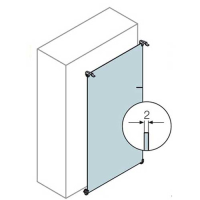 Плата монтажная стальная для шкафа GEMINI (Размер3) ABB ABB  1SL0261A00