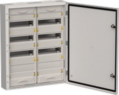 TITAN 5 Корпус металлический ЩРн-96 (2х48) 710х570х140 IP54 сер IEK IEK TITAN 5 TI5-50-N-2X048-54-7035