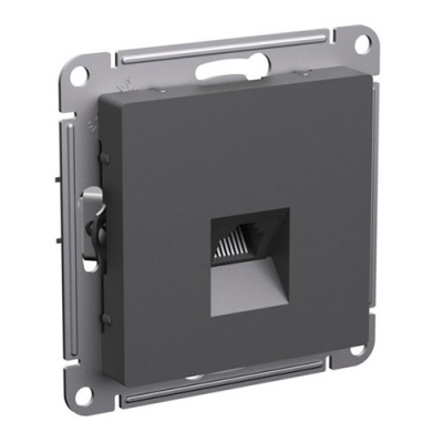 SE AtlasDesign Розетка компьютерная Базальт RJ45 кат. 5Е механизм Systeme Electric AtlasDesign ATN001483