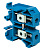 Клеммник на DIN-рейку синяя EKF PROxima JXB-16/35 Клеммник на DIN-рейку синяя EKF PROxima JXB-16/35